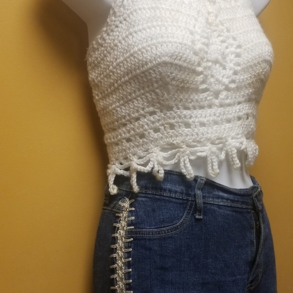 Crochet capri jeans - Picture 4 of 8